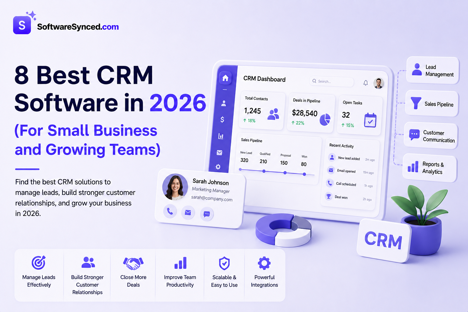 8 Best CRMS Software in 2026